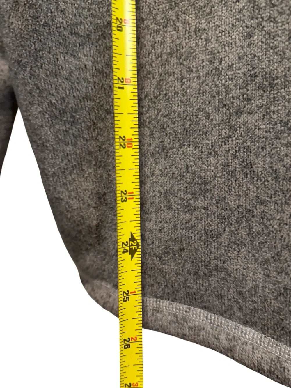 The North Face | Men’s Gray Quarter-Zip Fleece Pullover | S